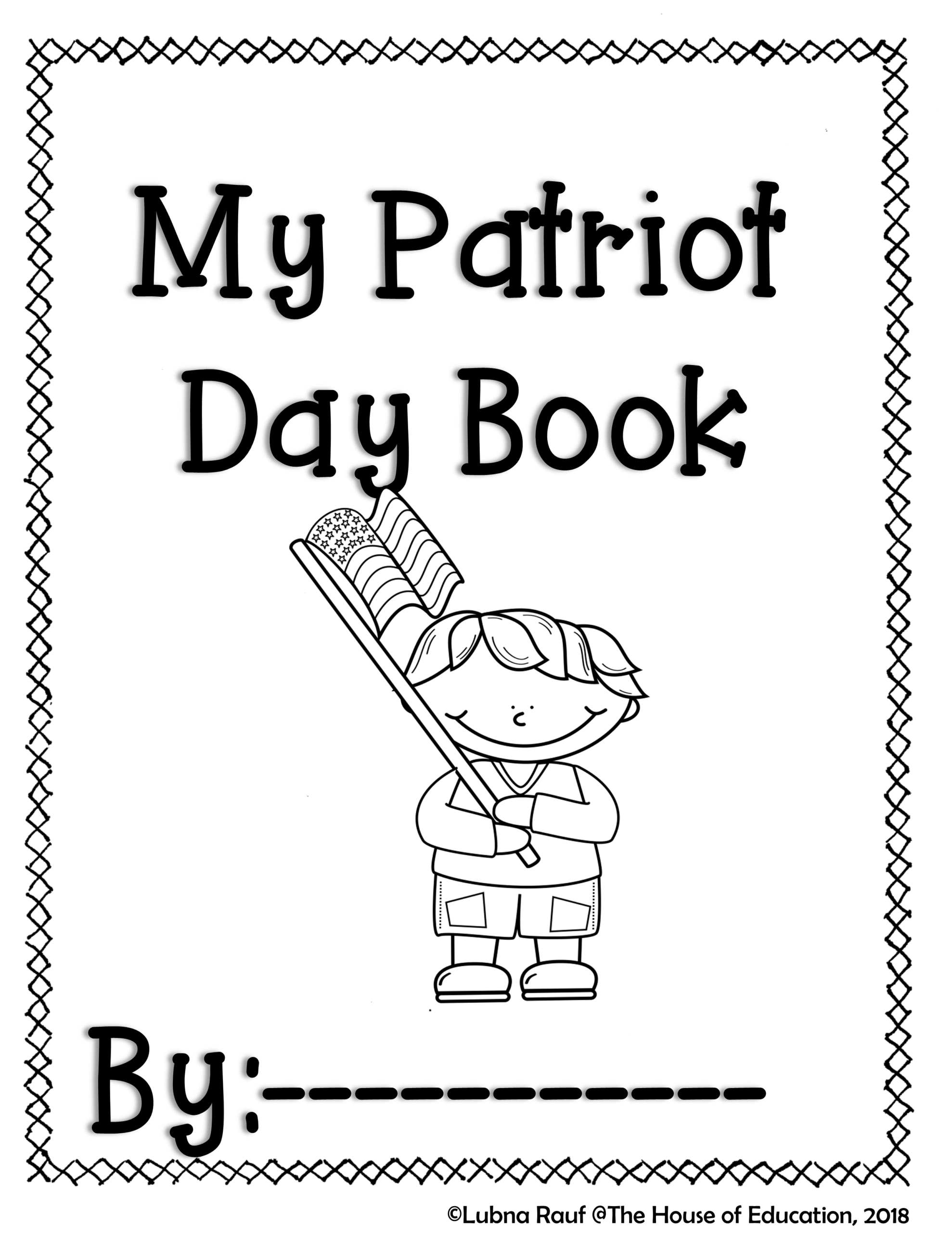 Patriot Day Printable Book For Primary Grades September 11 Teaching Resources