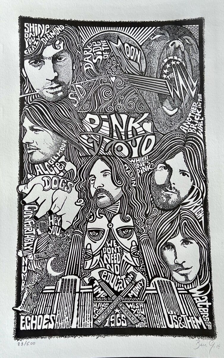 Free Printable Pink Floyd Color Pages