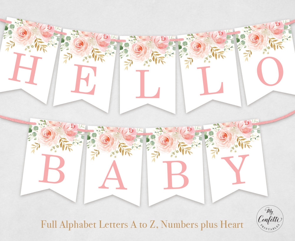 Free Printable Baby Shower Banner Letters