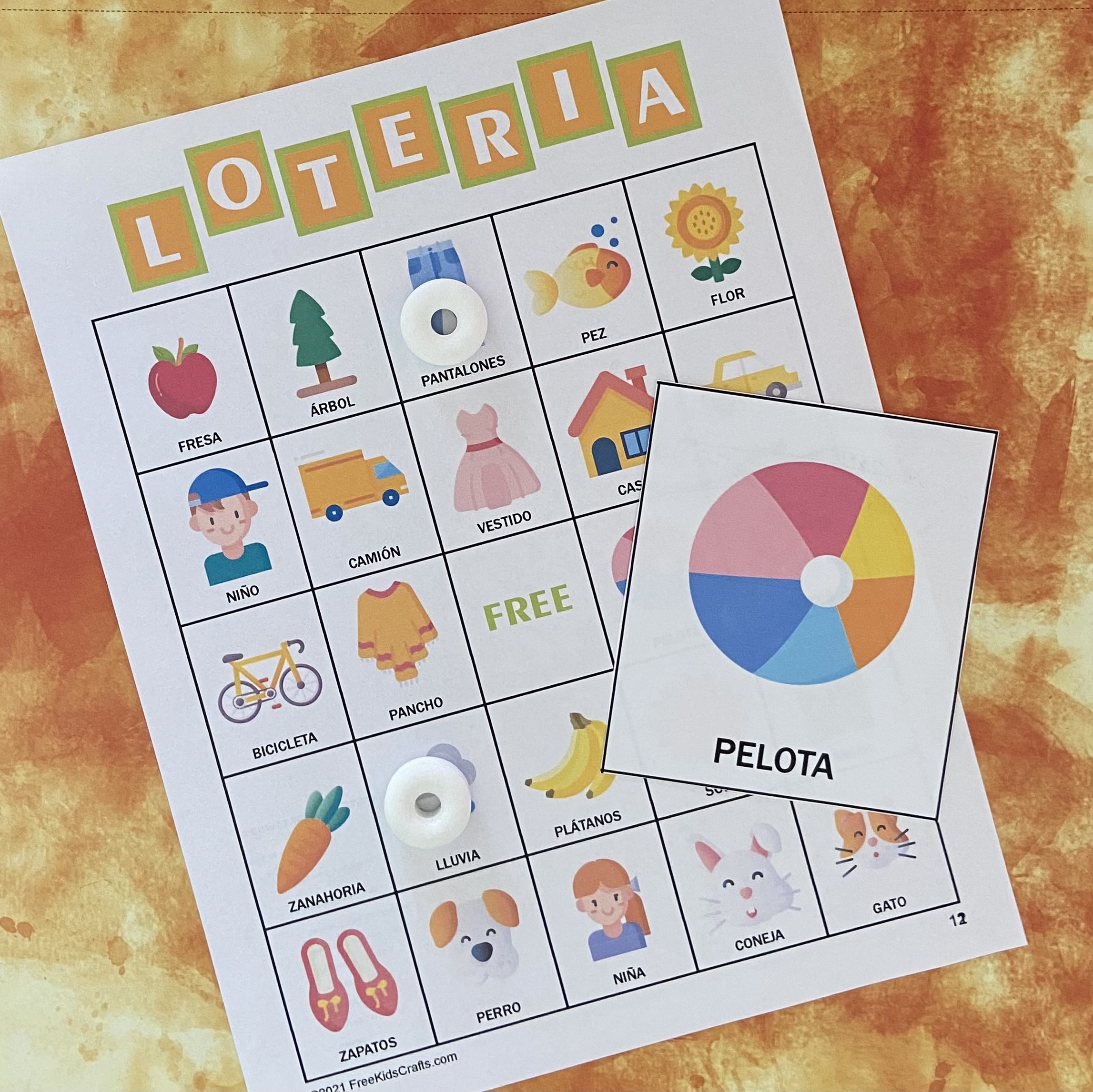 Free Printable Loteria Game Cards