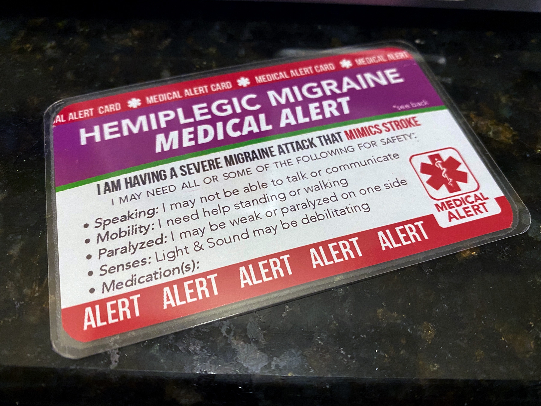 Free Printable Medical Id Card