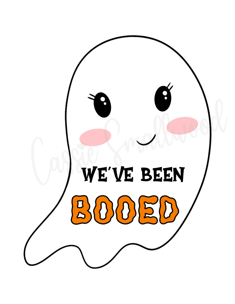 We'Ve Been Booed Free Printable