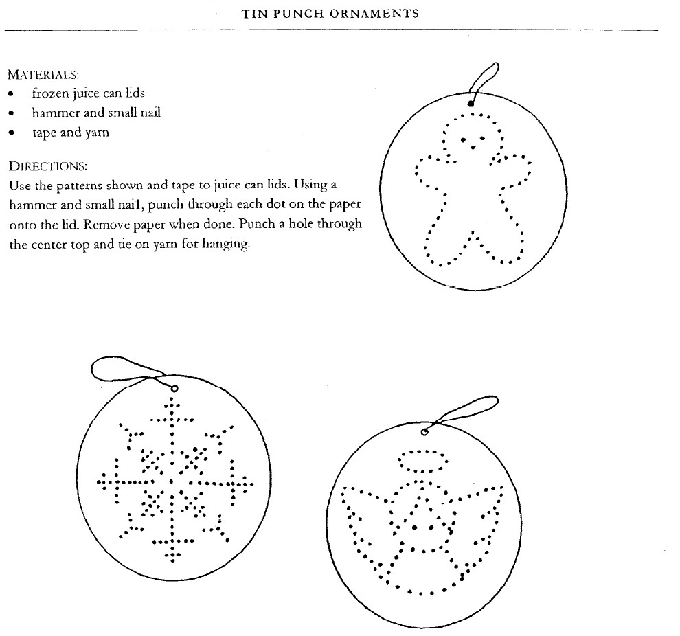 Tin Punch Ornaments Files And Ideas For Cub Scouts Retired Scouter