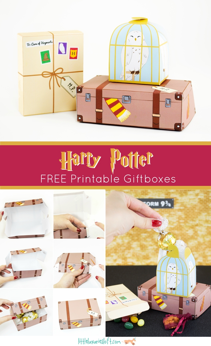 To Hogwarts We Will Go Harry Potter Inspired Printable Treat Boxes Little Luxuries Loft