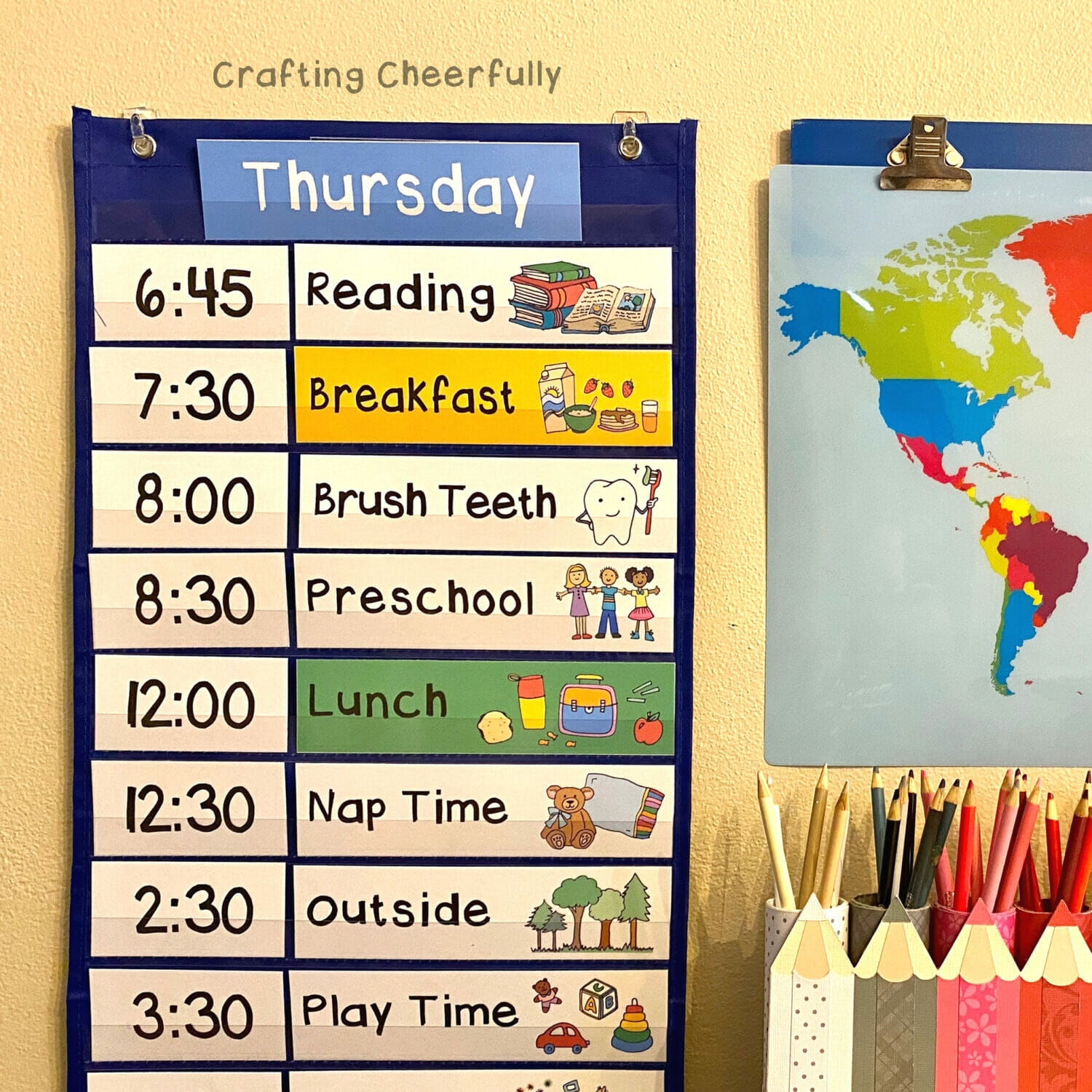 Free Printable Schedule Cards For Preschool