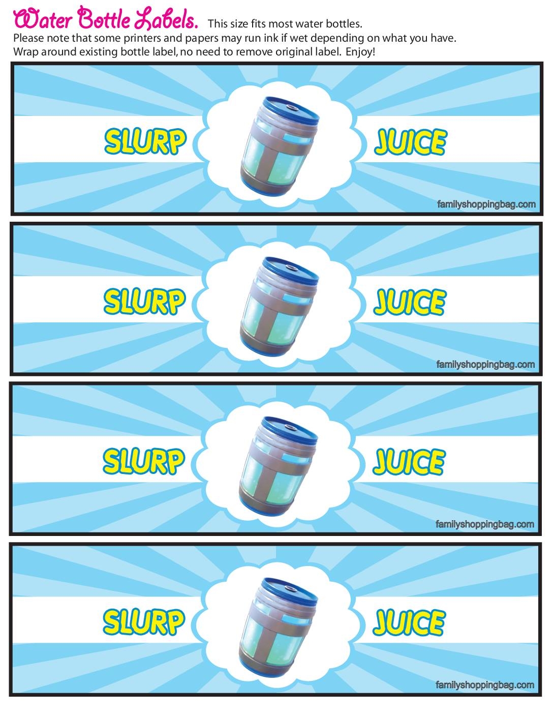 Water Label Fortnite