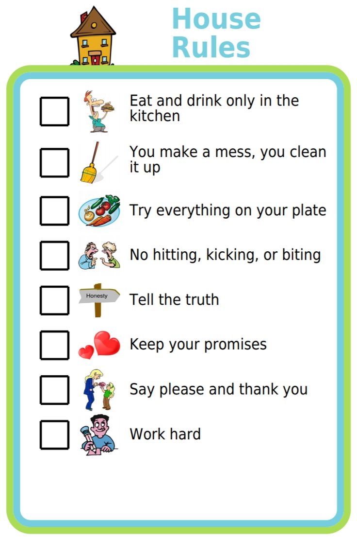 Week 42 Free Printable House Rules