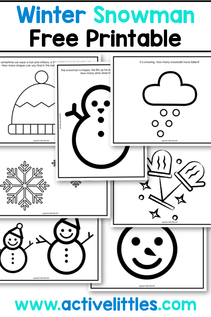 Free Printable Preschool Winter Worksheets