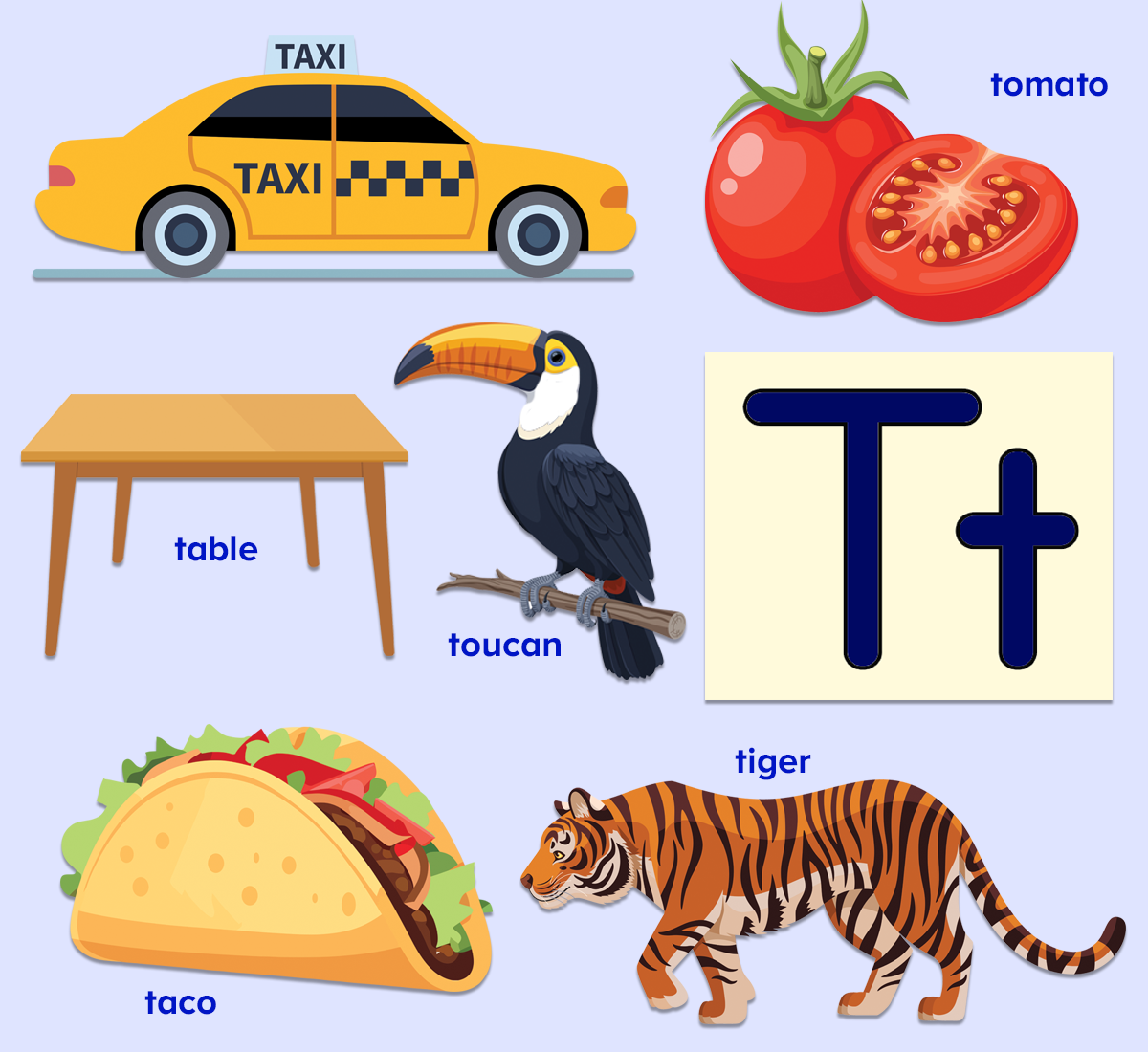 T Word Families Free Printable