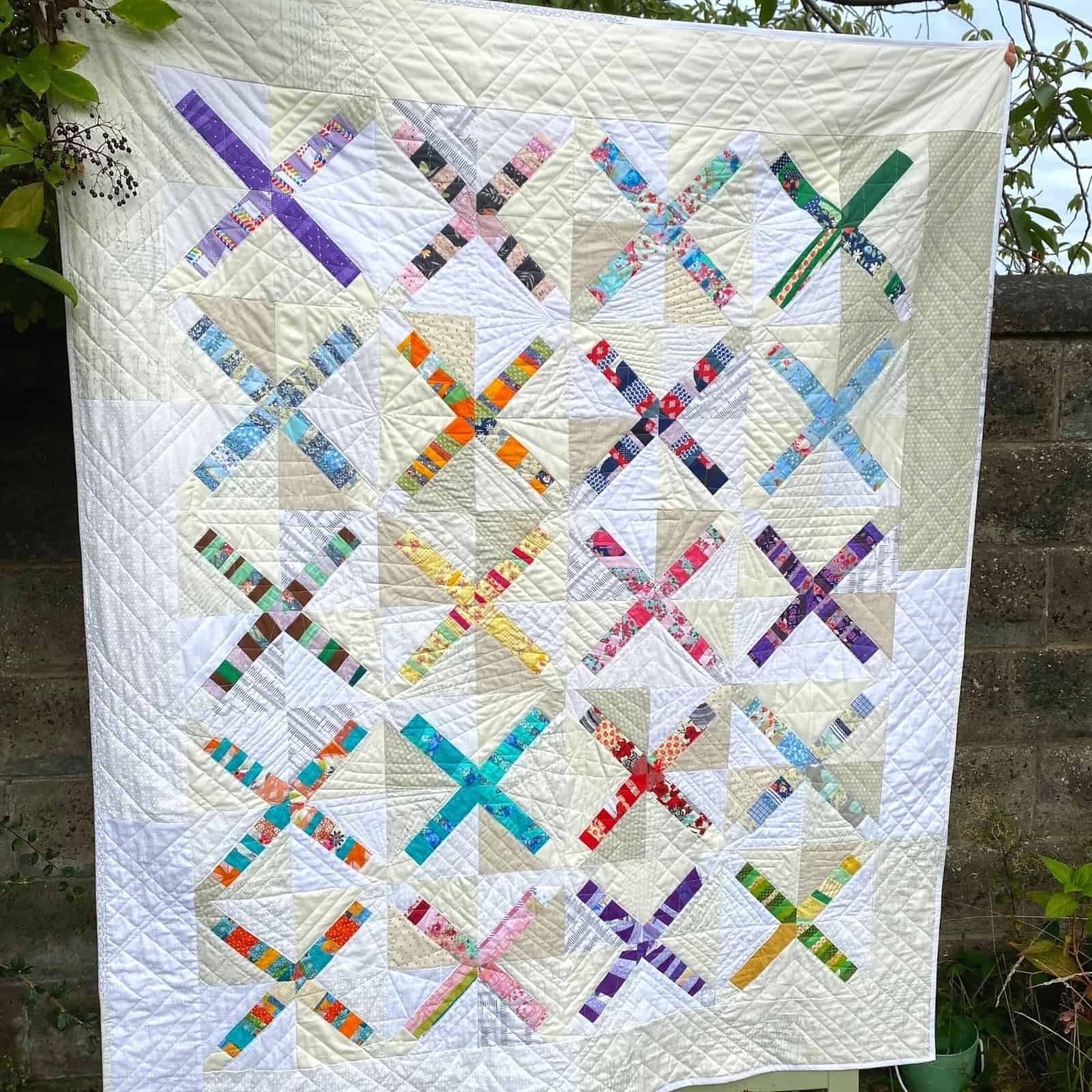 X Marks The Scrap Free Quilt Pattern For Scraps Scrap Fabric Love